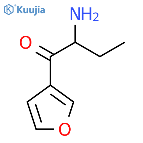 2-Amino-1-(furan-3-yl)butan-1-one structure
