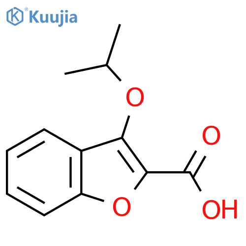 3-(1-Methylethoxy)-2-benzofurancarboxylic acid structure