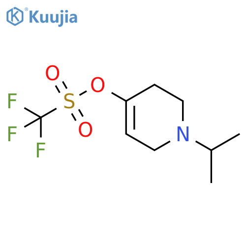 1-(propan-2-yl)-1,2,3,6-tetrahydropyridin-4-yl trifluoromethanesulfonate structure