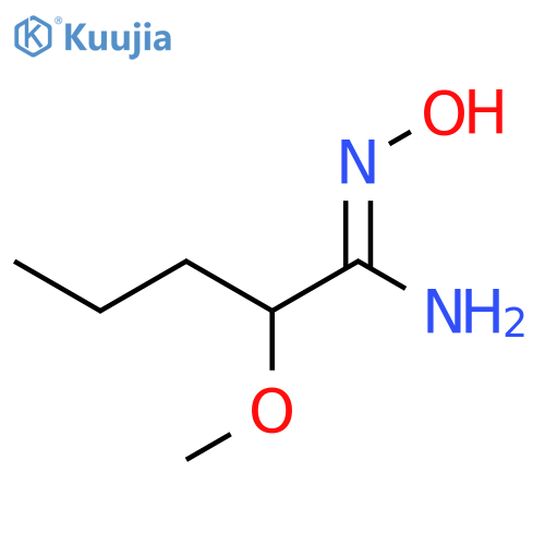 N'-Hydroxy-2-methoxypentanimidamide structure