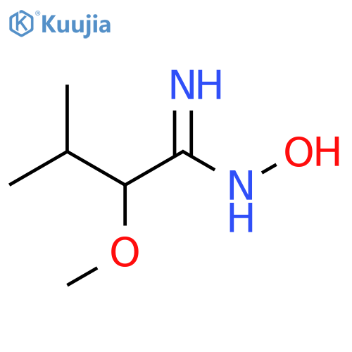 N'-hydroxy-2-methoxy-3-methylbutanimidamide structure