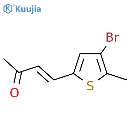 4-(4-bromo-5-methylthiophen-2-yl)but-3-en-2-one structure