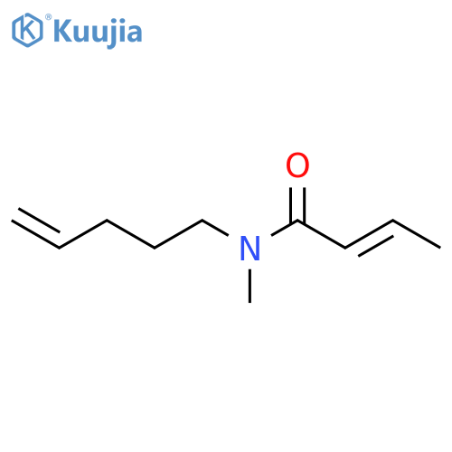 N-methyl-N-(pent-4-en-1-yl)but-2-enamide structure