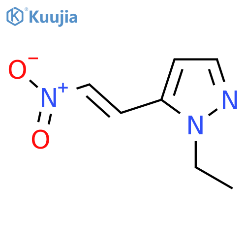 1-ethyl-5-(2-nitroethenyl)-1H-pyrazole structure