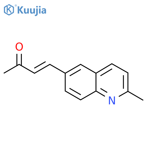4-(2-methylquinolin-6-yl)but-3-en-2-one structure