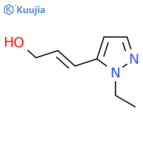 3-(1-ethyl-1H-pyrazol-5-yl)prop-2-en-1-ol structure