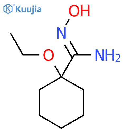 1-Ethoxy-N'-hydroxycyclohexane-1-carboximidamide structure