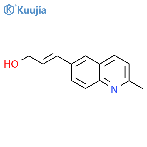 3-(2-methylquinolin-6-yl)prop-2-en-1-ol structure