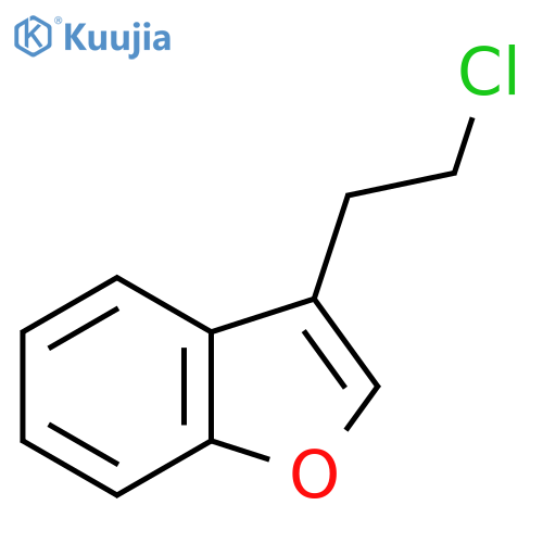3-(2-chloroethyl)benzofuran structure