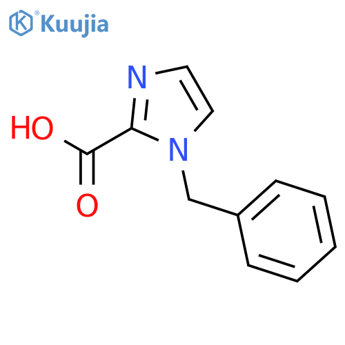 1-Benzyl-1H-imidazole-2-carboxylic acid structure
