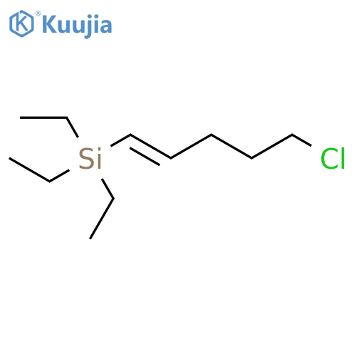 Silane, [(1E)-5-chloro-1-pentenyl]triethyl- structure
