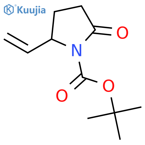2-Ethenyl-5-oxo-1-pyrrolidinecarboxylic Acid tert-Butyl Ester structure