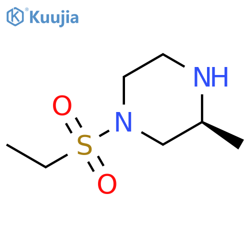 (3S)-1-ethylsulfonyl-3-methyl-piperazine structure