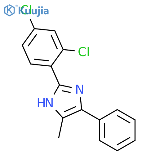 1H-Imidazole, 2-(2,4-dichlorophenyl)-4-methyl-5-phenyl- structure
