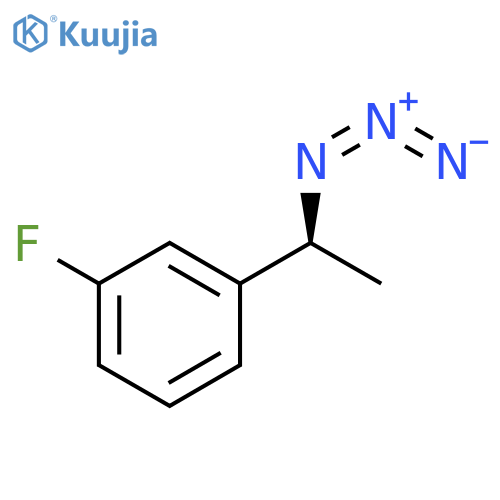Benzene, 1-[(1S)-1-azidoethyl]-3-fluoro- structure