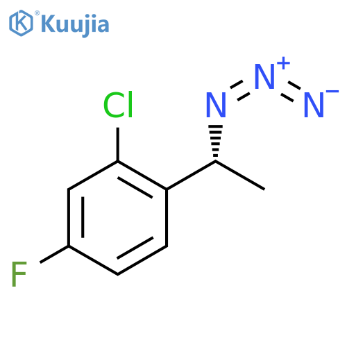 1-(1R)-1-azidoethyl-2-chloro-4-fluorobenzene structure