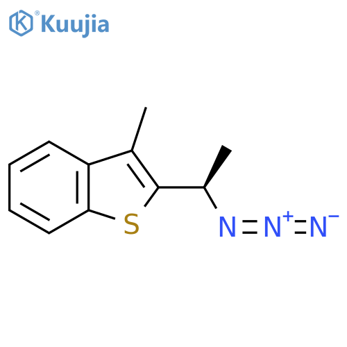 2-(1R)-1-azidoethyl-3-methyl-1-benzothiophene structure