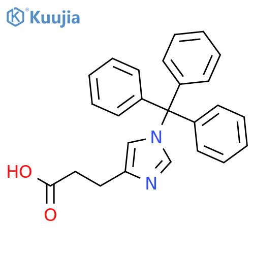 3-(N-1-Trityl-imidazol-4-yl)propionic Acid structure