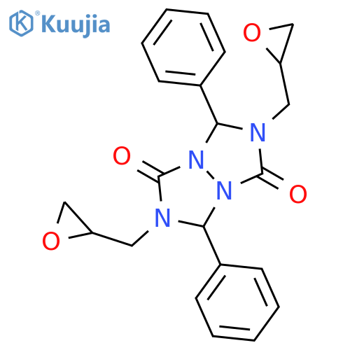 1H,5H-[1,2,4]Triazolo[1,2-a][1,2,4]triazole-1,5-dione,tetrahydro-2,6-bis(2-oxiranylmethyl)-3,7-diphenyl- structure