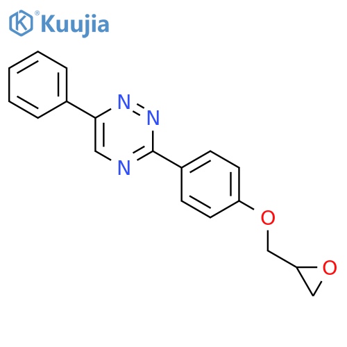 1,2,4-Triazine,3-[4-(2-oxiranylmethoxy)phenyl]-6-phenyl- structure