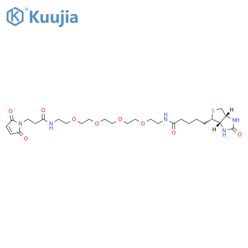Biotin-PEG4-Mal structure