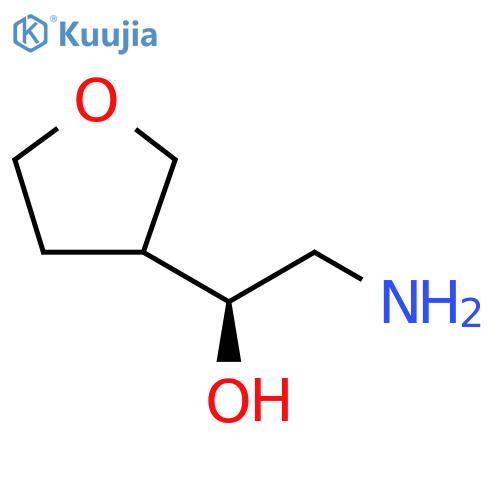 (1S)-2-amino-1-(oxolan-3-yl)ethan-1-ol structure
