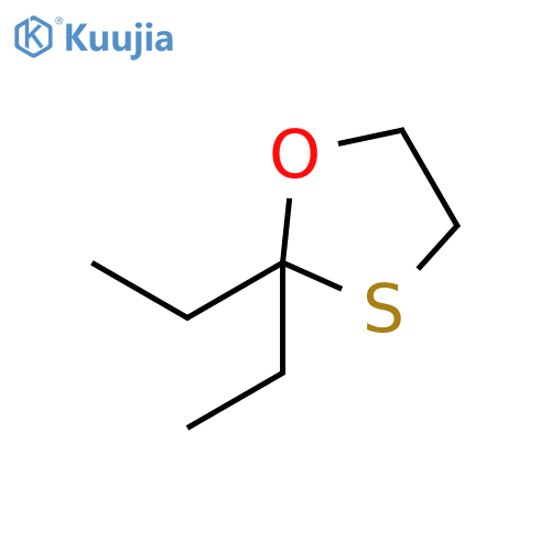 2,2-Diethyl-1,3-oxathiolane structure