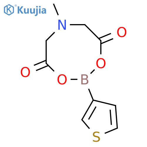 6-Methyl-2-(thiophen-3-yl)-1,3,6,2-dioxazaborocane-4,8-dione structure