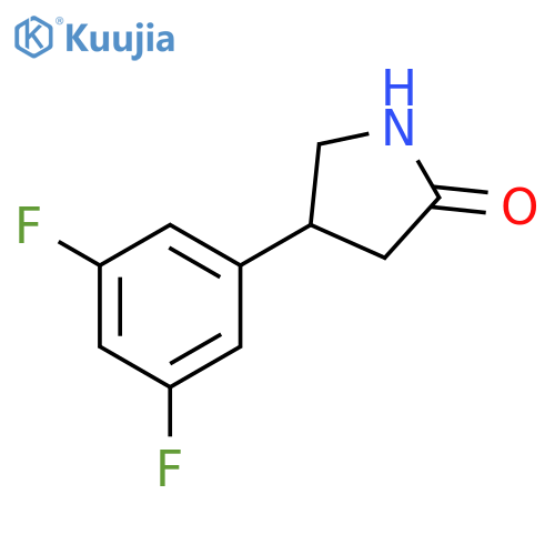 4-(3,5-difluorophenyl)pyrrolidin-2-one structure