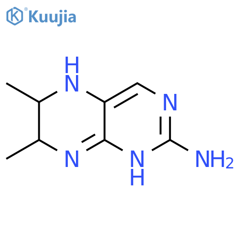 2-Pteridinamine,5,6,7,8-tetrahydro-6,7-dimethyl- structure