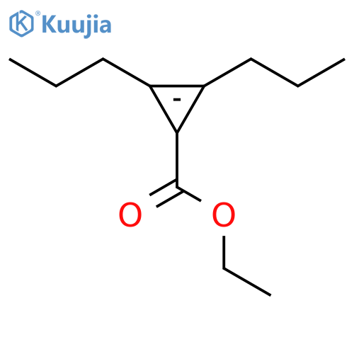 ethyl 1,2-dipropyl-1-cyclopropene-3-carboxylate structure