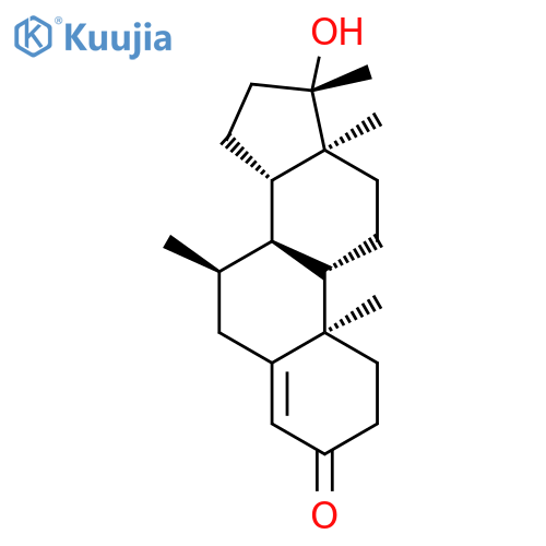 Androst-4-en-3-one,17-hydroxy-7,17-dimethyl-, (7a,17b)- structure