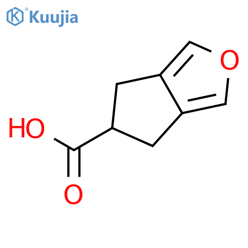 4H-Cyclopenta[c]furan-5-carboxylicacid, 5,6-dihydro- structure
