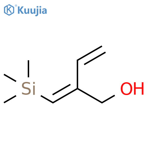3-Buten-1-ol, 2-[(trimethylsilyl)methylene]-, (E)- structure