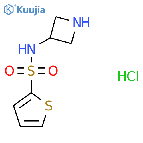 N-(Azetidin-3-yl)thiophene-2-sulfonamide hydrochloride structure