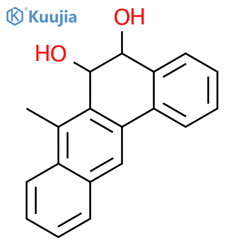 Benz[a]anthracene-5,6-diol,5,6-dihydro-7-methyl-, trans- (8CI,9CI) structure