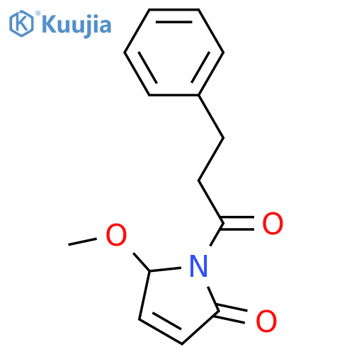 1,5-Dihydro-5-hydroxy-2H-pyrrol-2-one; (S)-form, Me ether, N-(3-phenylpropanoyl) structure