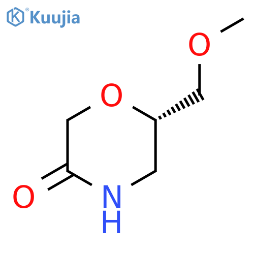 (S)-2-(Methoxymethyl)morpholin-5-one structure