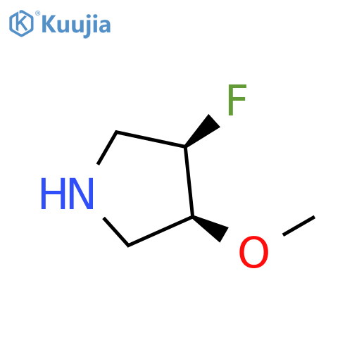 cis-3-fluoro-4-methoxy-pyrrolidine structure