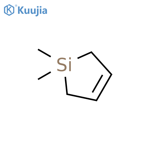 Silacyclopent-3-ene,1,1-dimethyl- structure