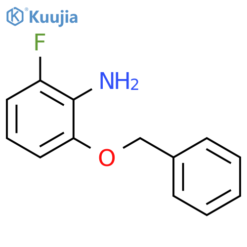 2-(benzyloxy)-6-fluoroaniline structure