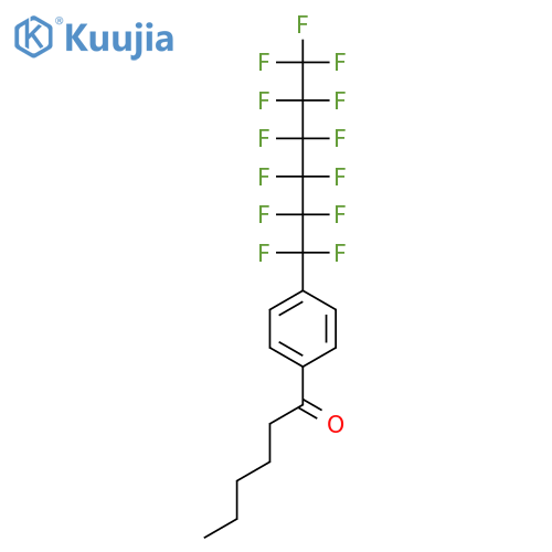 1-Hexanone, 1-[4-(tridecafluorohexyl)phenyl]- structure