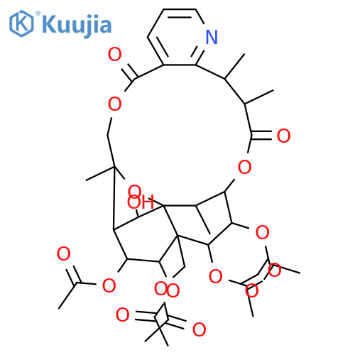 Per(deacyl)chuchuhuanine; 1,2,8,9,14-Penta-Ac structure