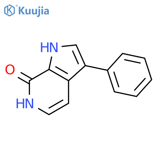 7H-Pyrrolo[2,3-c]pyridin-7-one, 1,6-dihydro-3-phenyl- structure