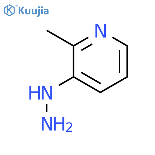 3-Hydrazinyl-2-methylpyridine structure