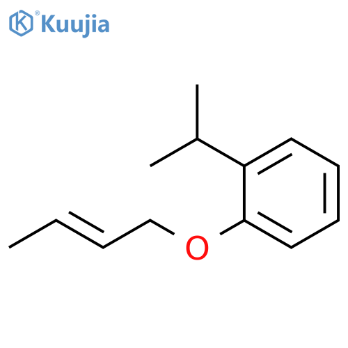 Benzene, 1-(2-butenyloxy)-2-(1-methylethyl)-, (E)- (9CI) structure