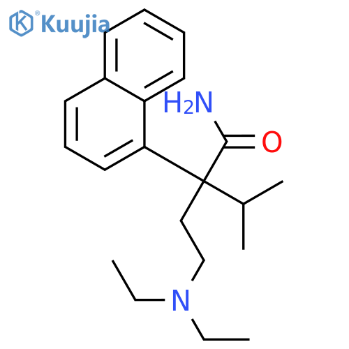 1-Naphthaleneacetamide,a-[2-(diethylamino)ethyl]-a-(1-methylethyl)- structure
