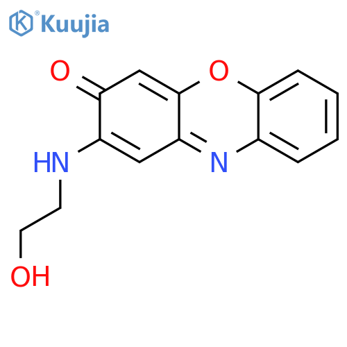 2-(2-hydroxy-ethylamino)-phenoxazin-3-one structure
