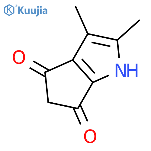 Cyclopenta[b]pyrrole-4,6(1H,5H)-dione,2,3-dimethyl- structure