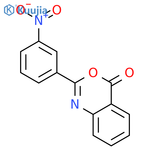 4H-3,1-Benzoxazin-4-one,2-(3-nitrophenyl)- structure